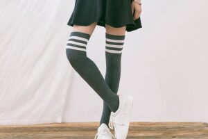 韩国日系高筒袜长筒袜子